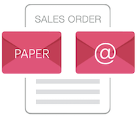 order to cash - email or paper